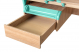Тумба подвесная ТСН.04 для парт Дэми СУТ-25/31/42/45/62 дуб/аквамарин Тумба подвесная ТСН.04 для парт Дэми СУТ-25/31/42/45/62 дуб/аквамарин